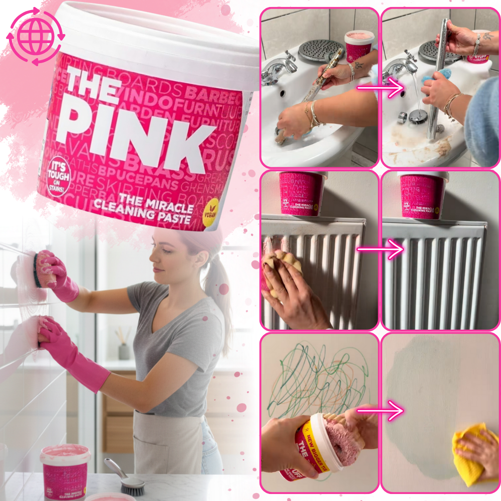 Multipurpose Pink Cleaning Paste