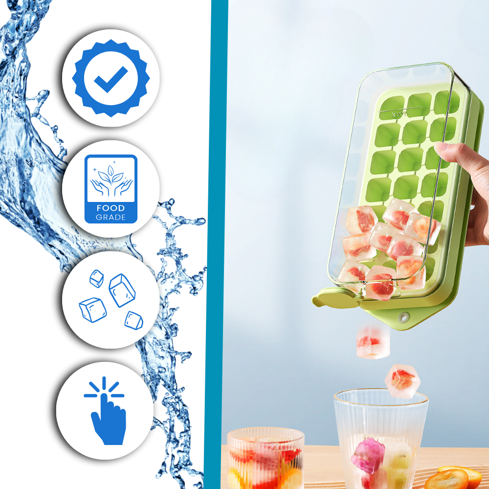 Non-stick Silicone Ice Cube Trays