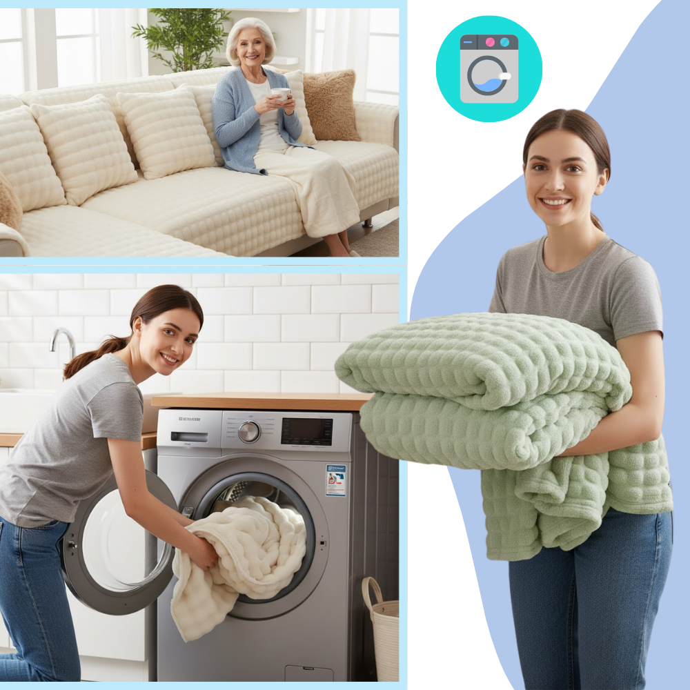 Non-Slip Comfy Sofa Plush Covers