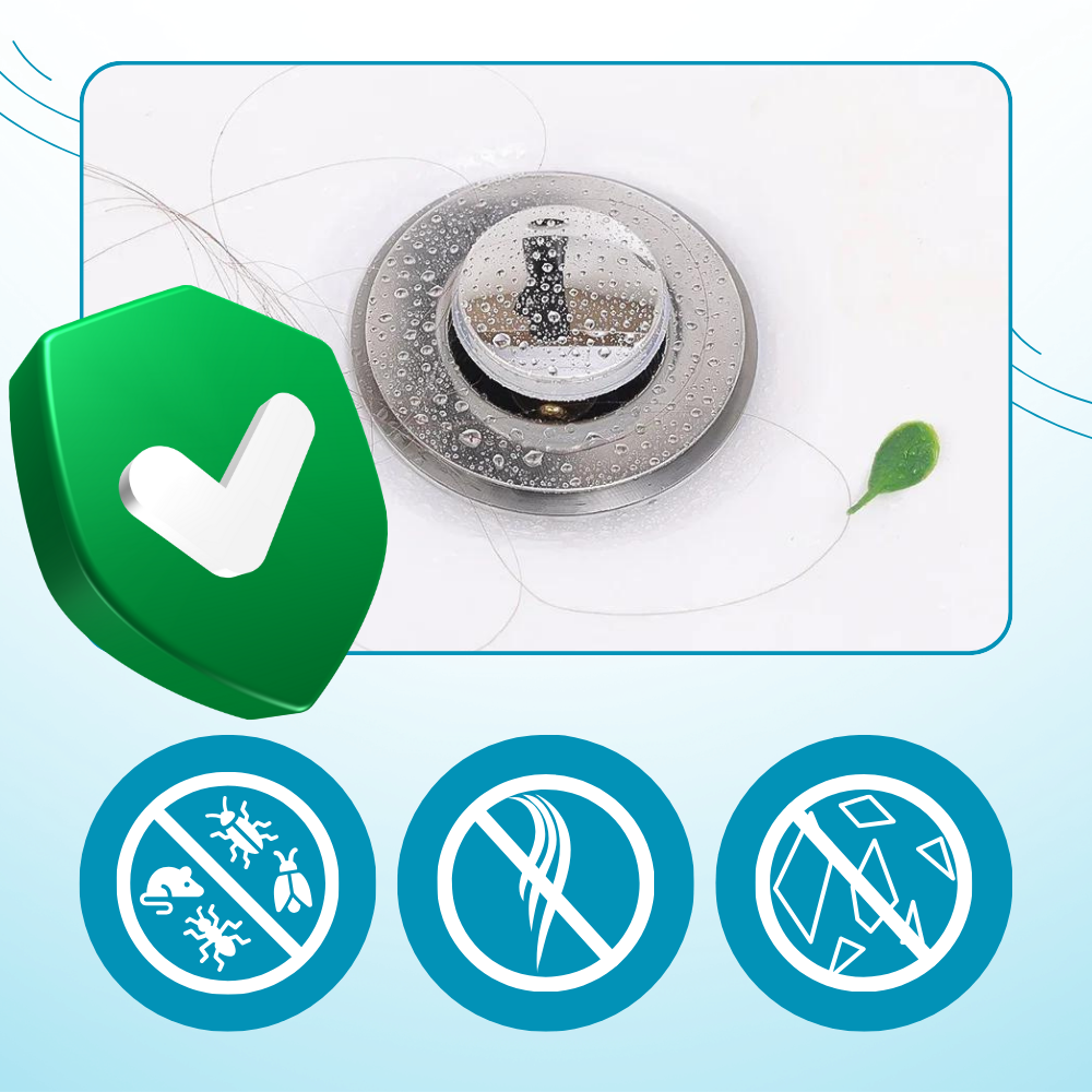 Odor Isolation Pop Up Sink Stopper