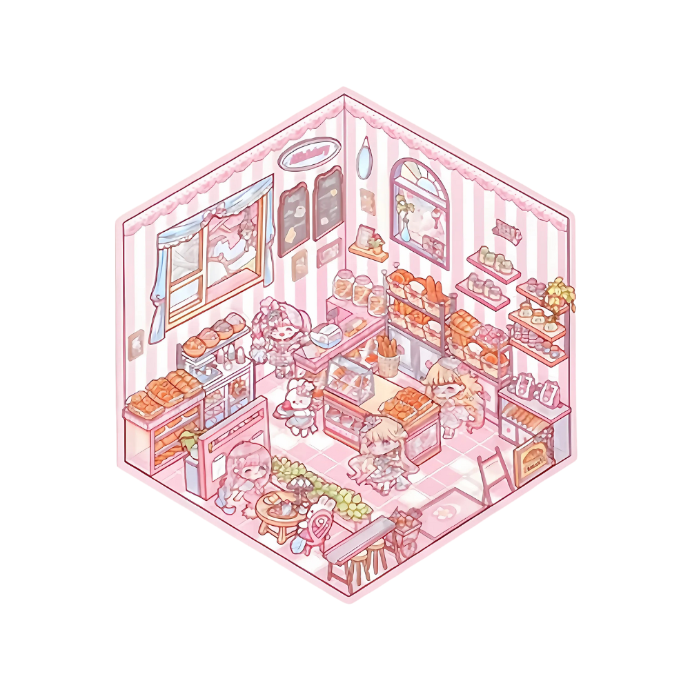 Pastel Home Tales Stickers