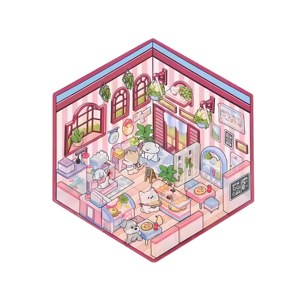 Pastel Home Tales Stickers