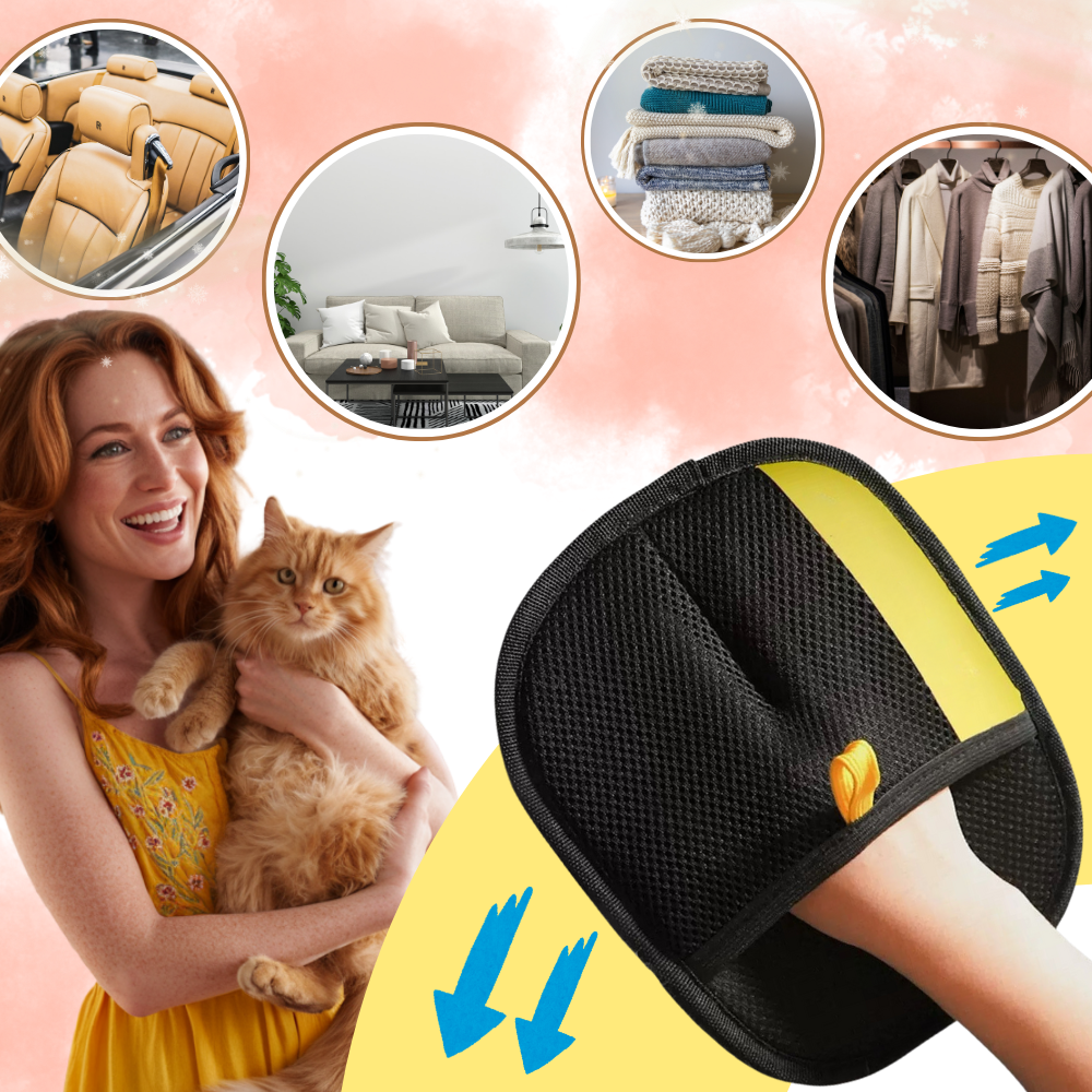 Pet Hair Remover Mitten