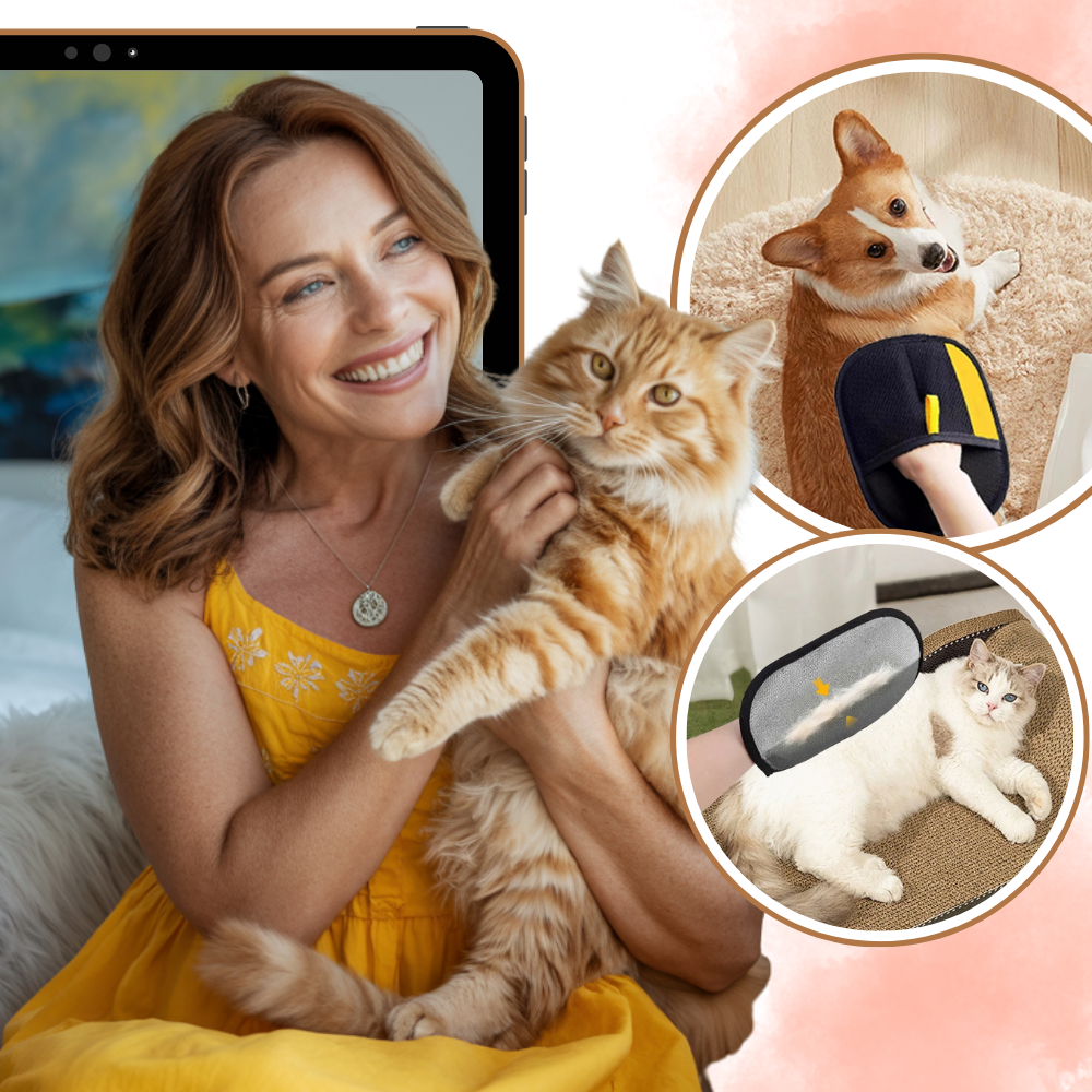 Pet Hair Remover Mitten