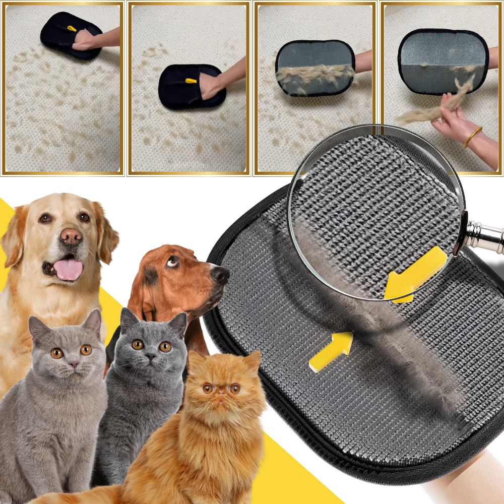 Pet Hair Remover Mitten