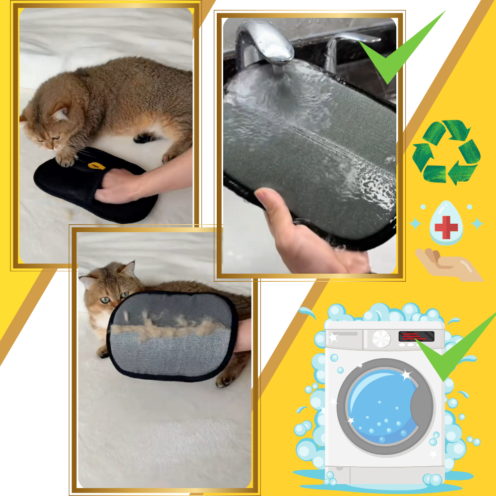 Pet Hair Remover Mitten