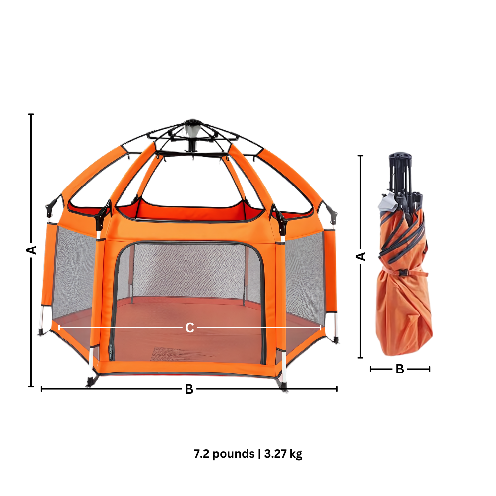 Pop-up Mesh Children's Playpen