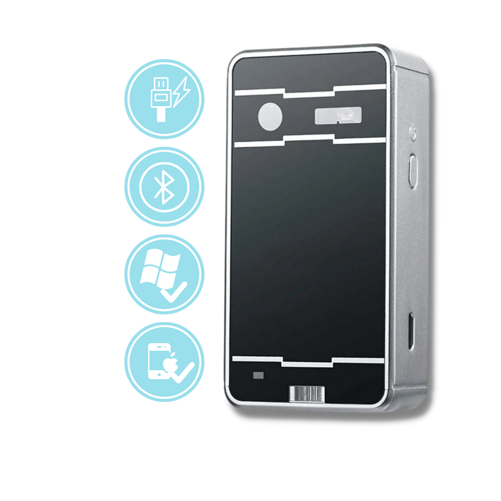 Portable holographic keyboard