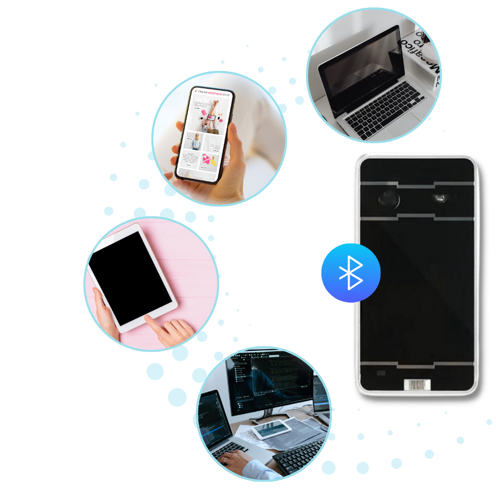 Portable holographic keyboard