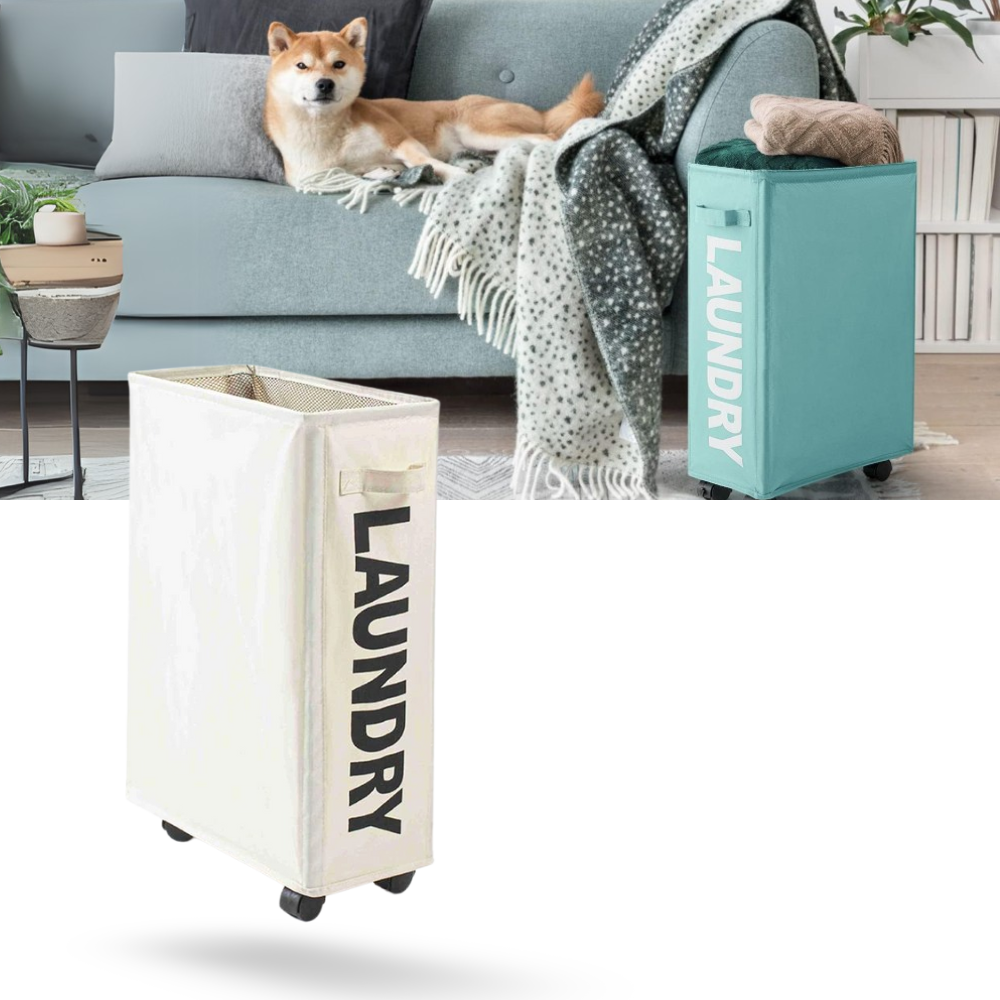 Portable Laundry Basket with Wheels