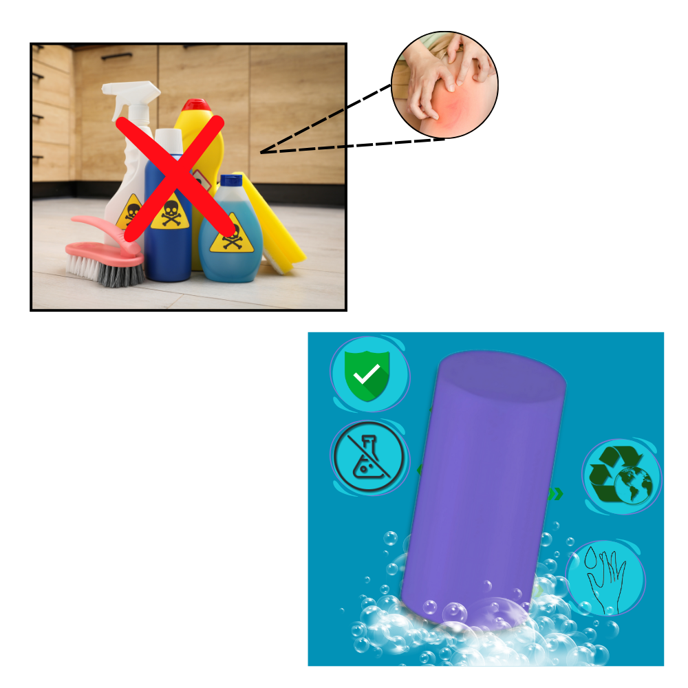 Powerful Descaling Toilet Cleaning Stick