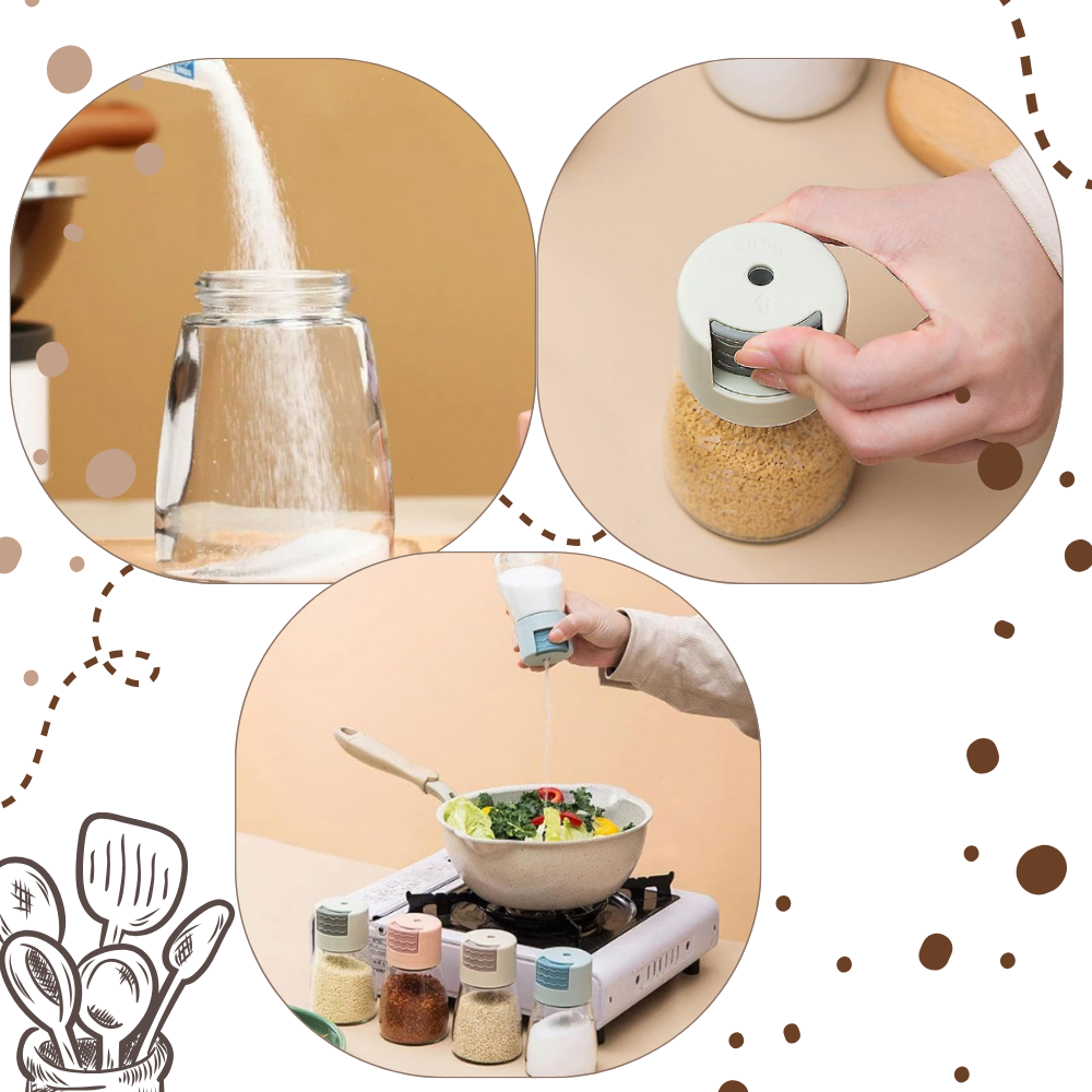 Precise Control Salt and Pepper Shakers