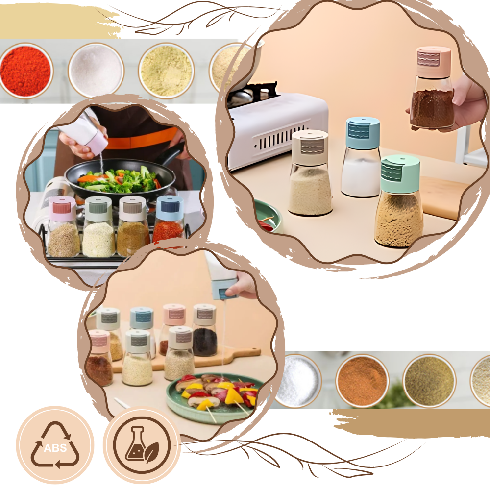 Precise Control Salt and Pepper Shakers