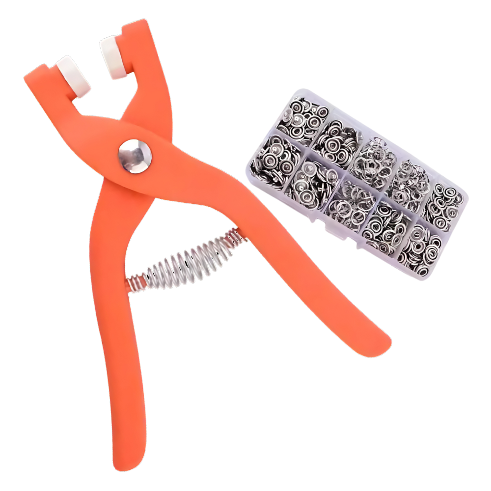 Quick Assembly Snap Button Press