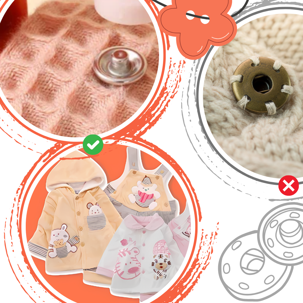 Quick Assembly Snap Button Press