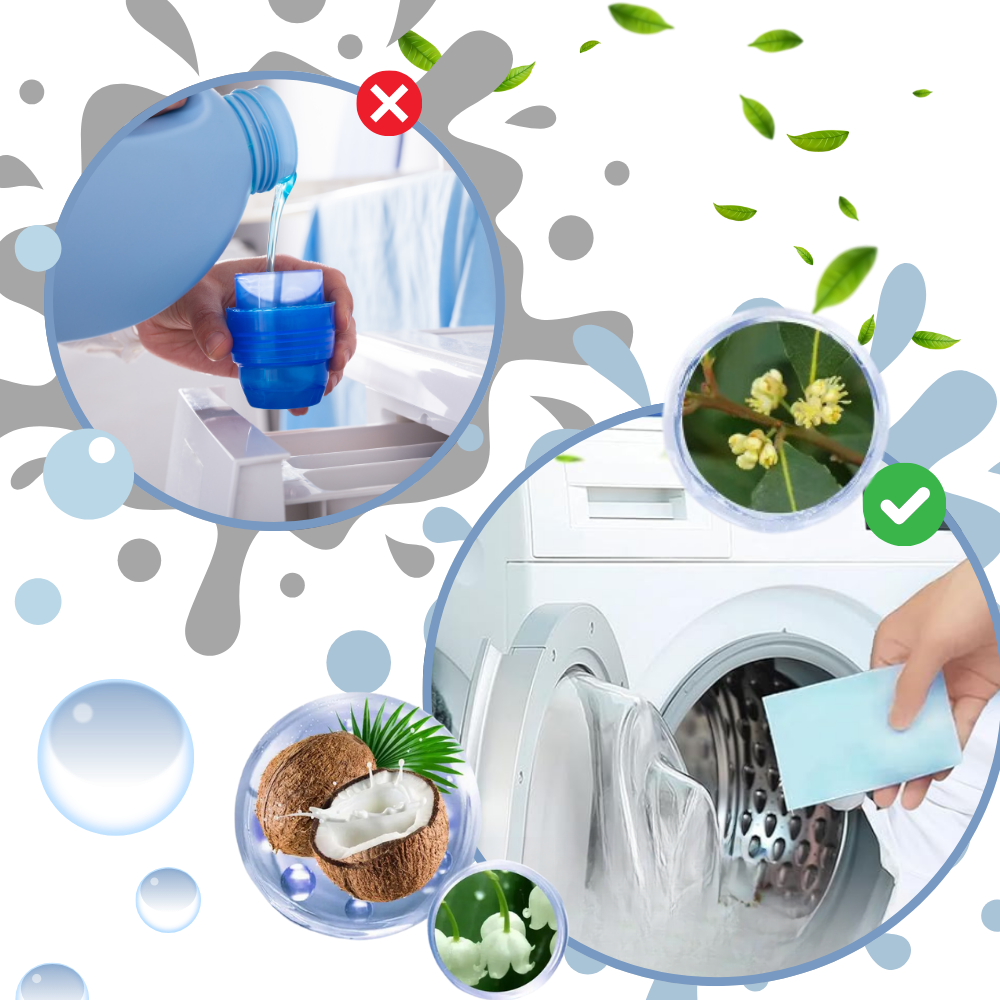 Quick Dissolve Eco Laundry Sheets