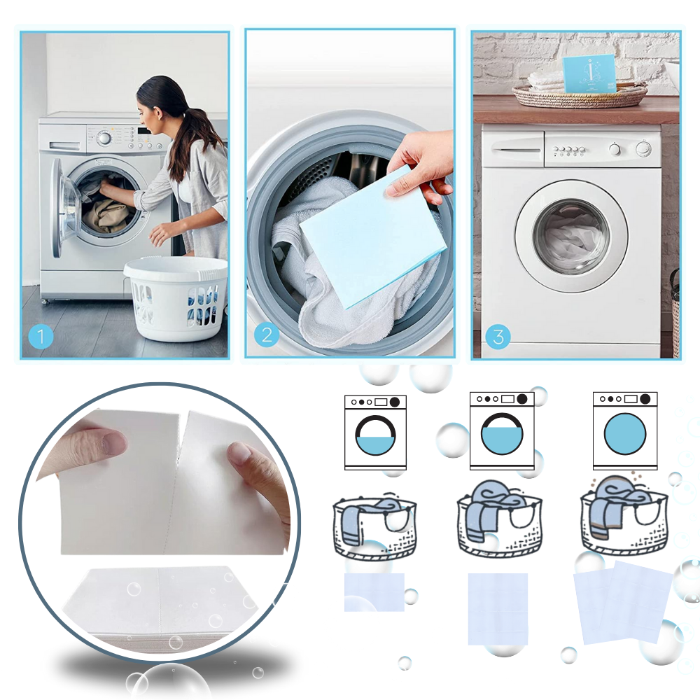 Quick Dissolve Eco Laundry Sheets