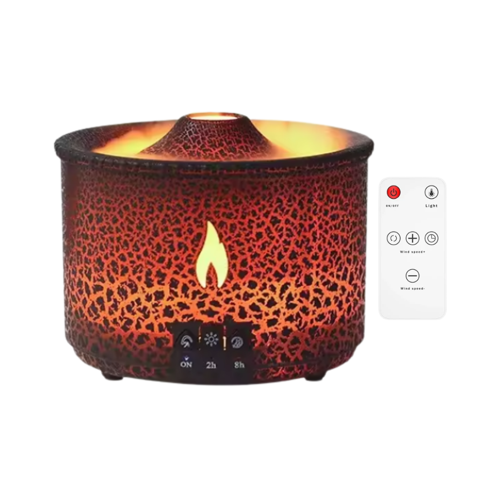 Relaxing volcano humidifier