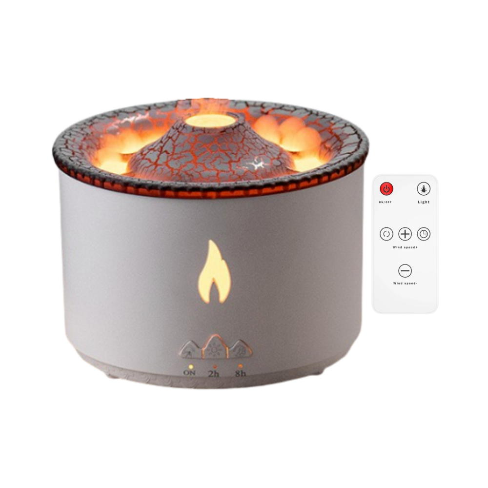 Relaxing volcano humidifier