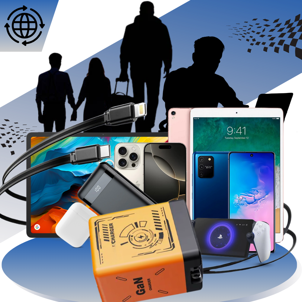 Retractable Cable Dual Charger