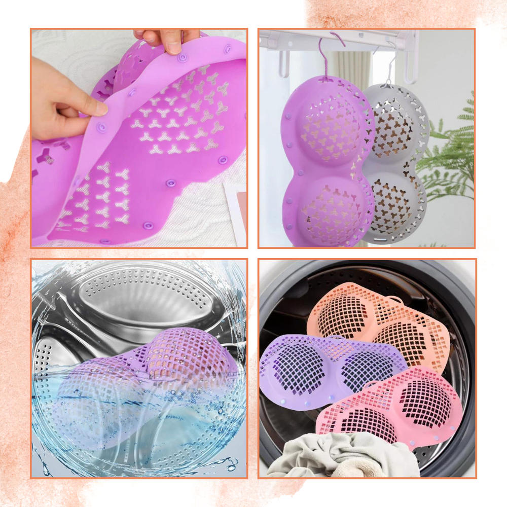 Secure Closure Bra Washing Bags