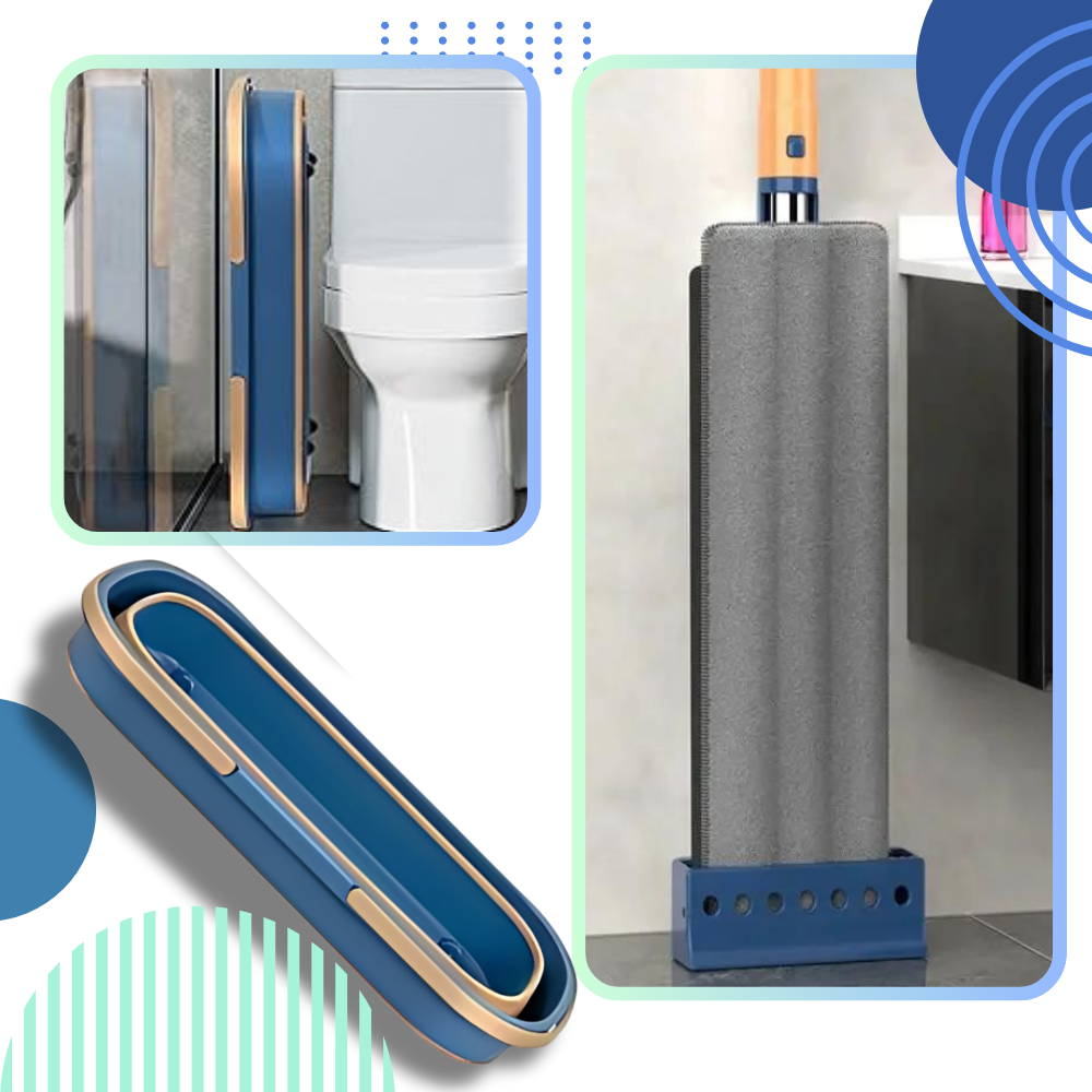 Self-wringing Flat Mop With Bucket