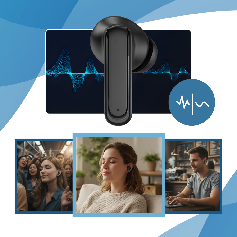 Smart Noise Cancelling Earbuds
