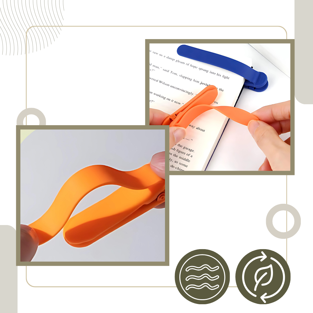 Smart Silicone Bookmarks