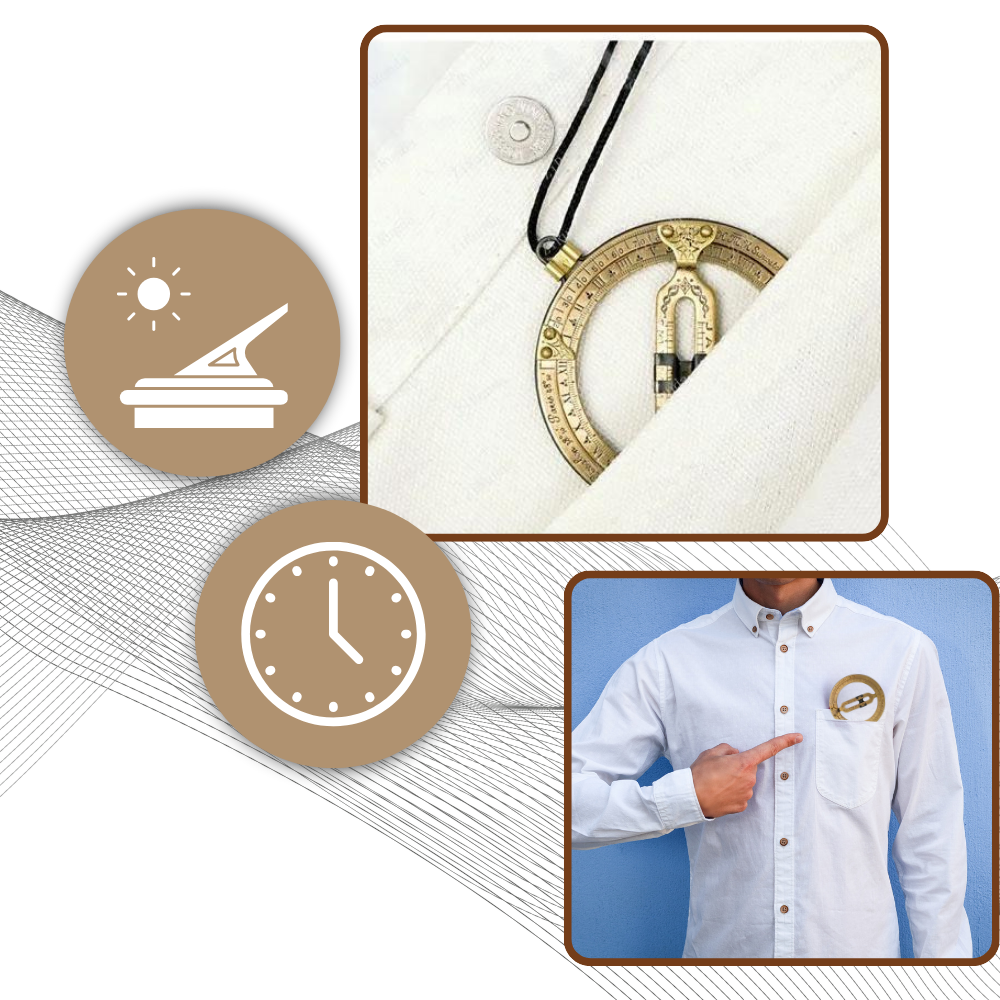 Solar Accuracy Pocket Sundial Watch