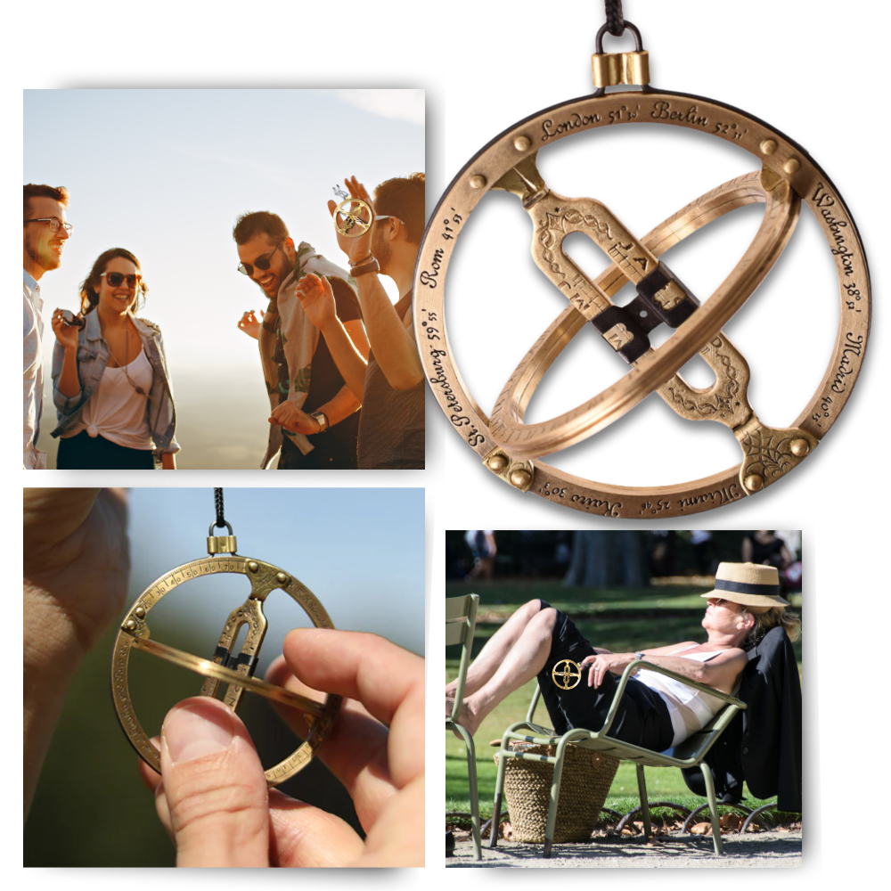 Solar Accuracy Pocket Sundial Watch