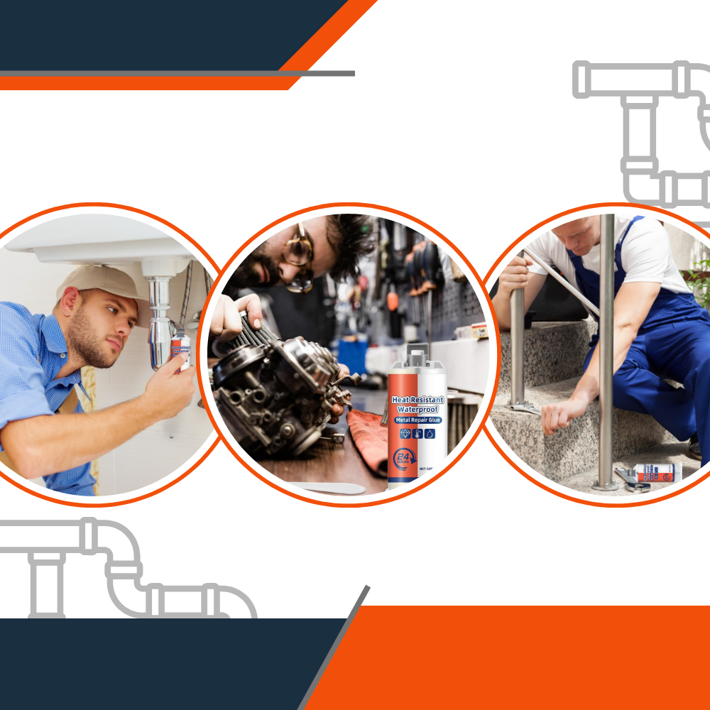 Strong Bond Waterproof Metal Repair Glue