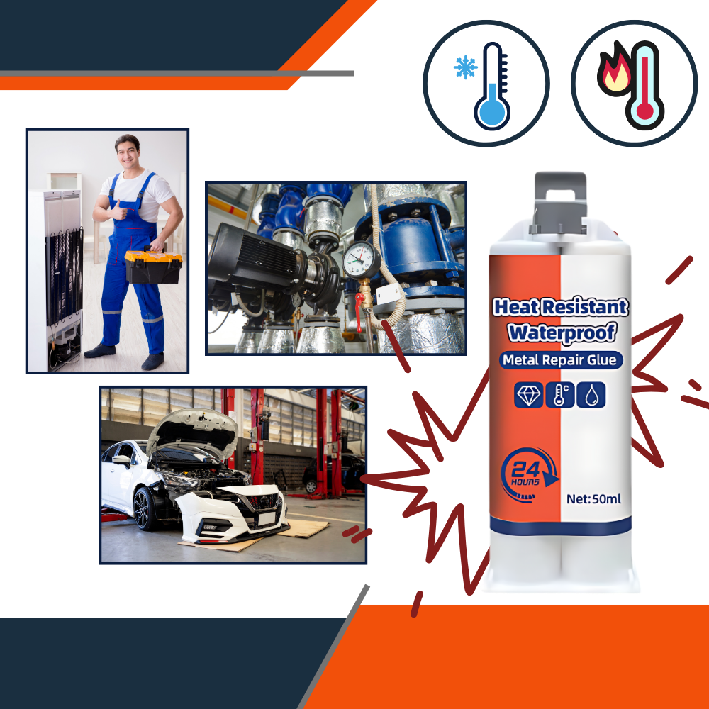 Strong Bond Waterproof Metal Repair Glue