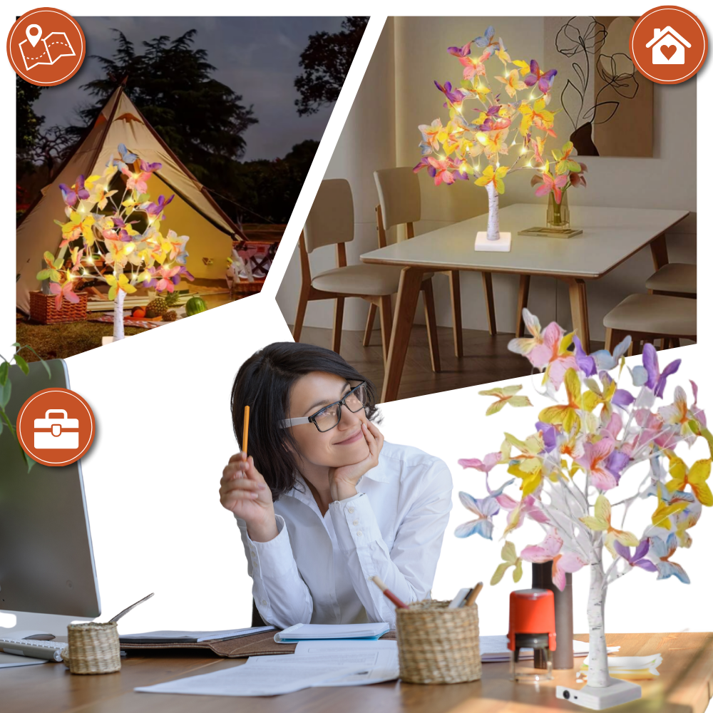 Tranquil Fairy Light Tree