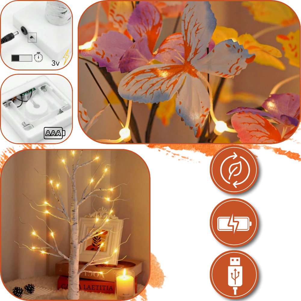 Tranquil Fairy Light Tree