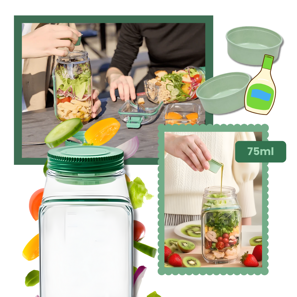 Transparent Meal Prep Jar