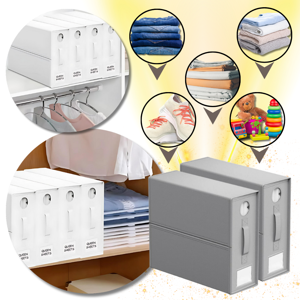 Transparent Window Sheet Cube Organizer