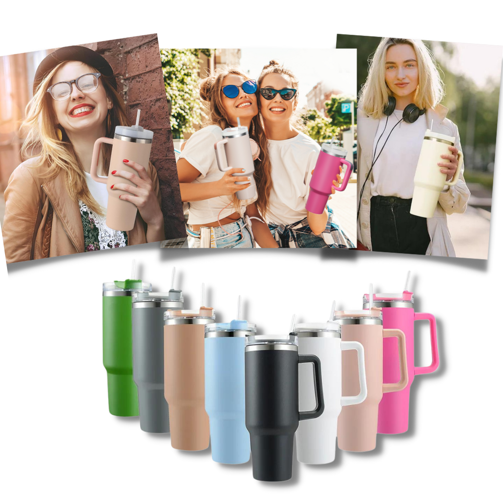 Tumbler Cup Car Large Capacity With Handle