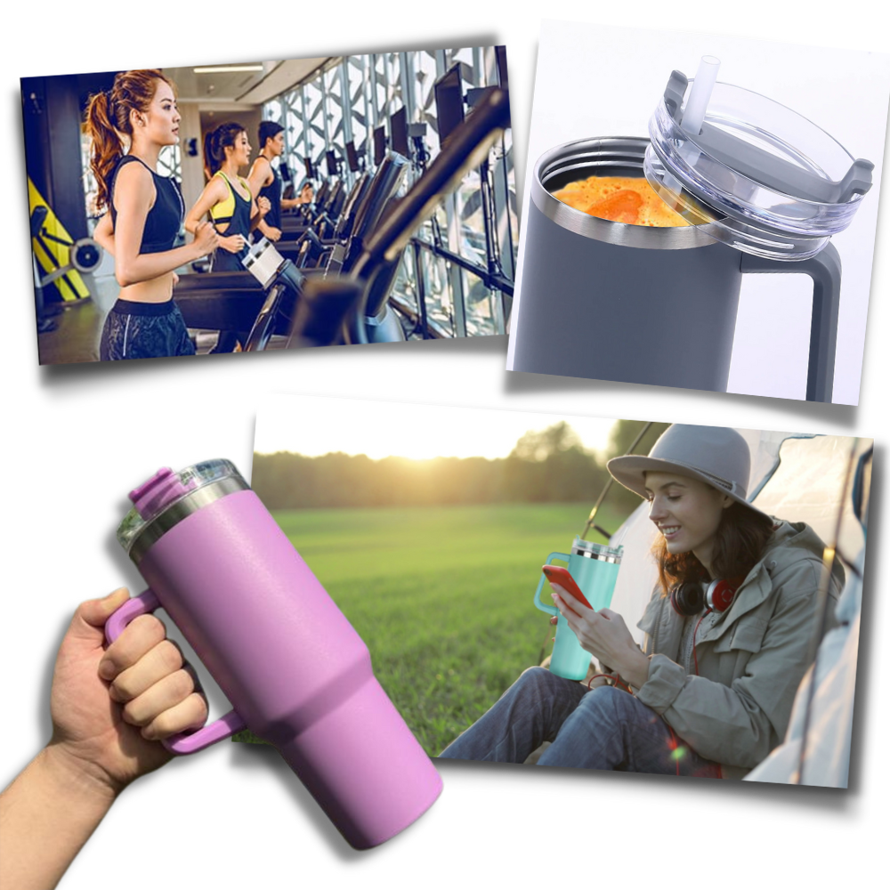 Tumbler Cup Car Large Capacity With Handle