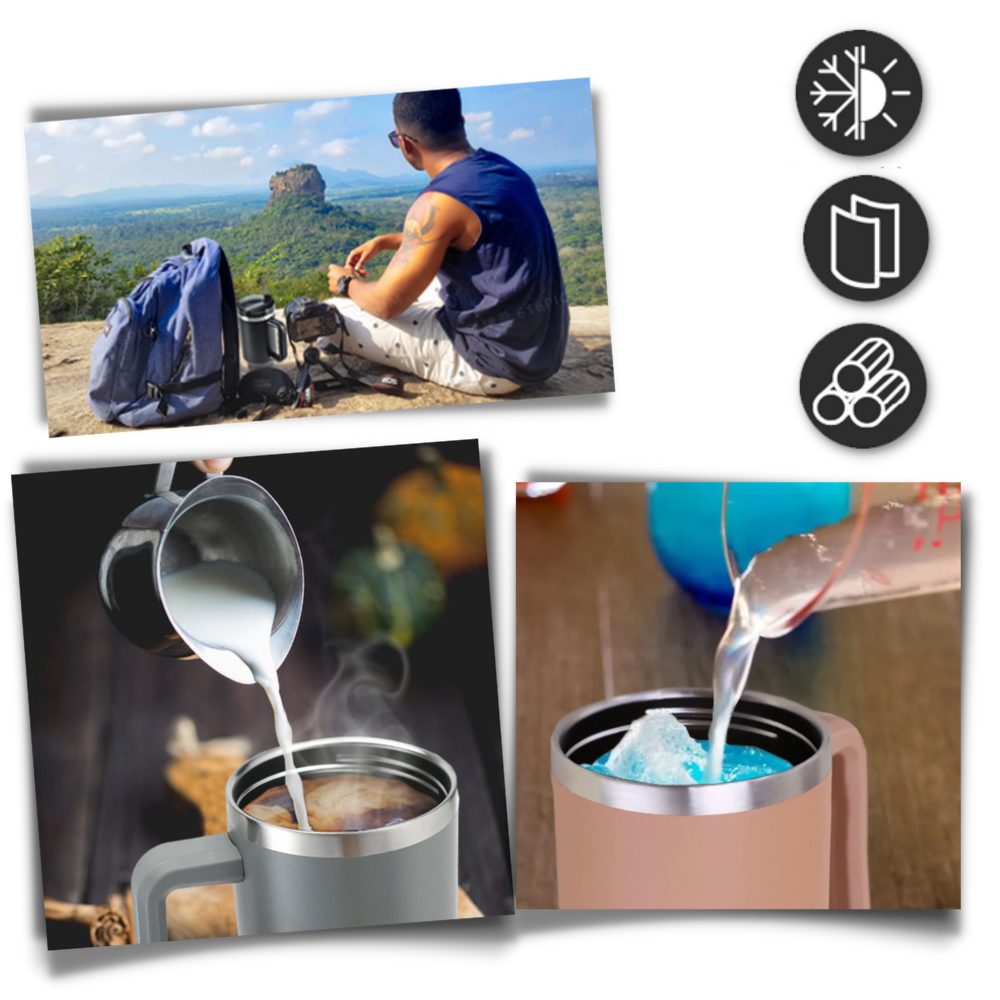 Tumbler Cup Car Large Capacity With Handle