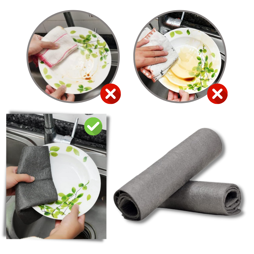 Ultra-Absorbent Thickened Microfiber Cleaning Cloth