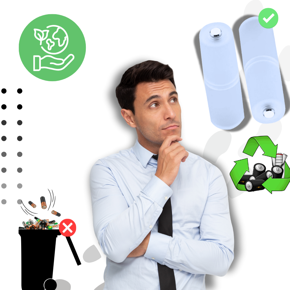 Universal AAA to AA Battery Converter