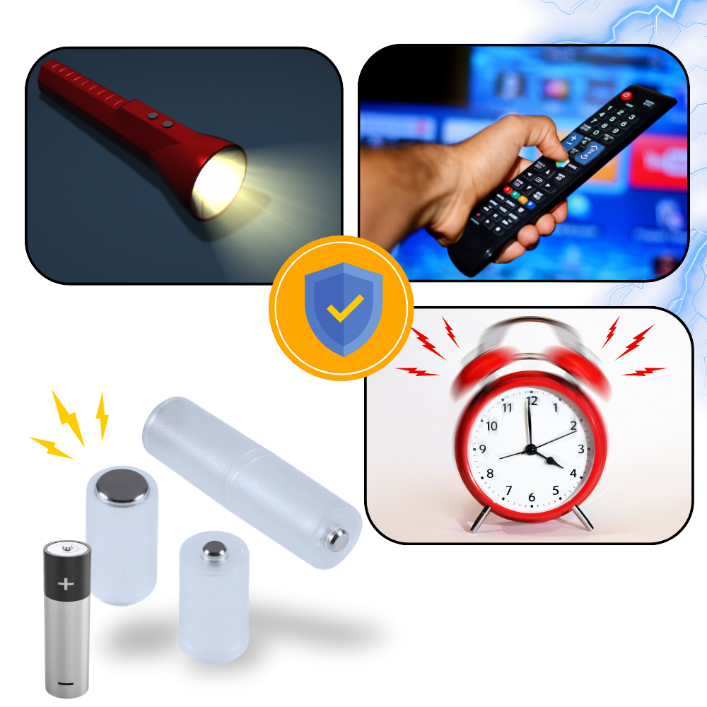 Universal AAA to AA Battery Converter