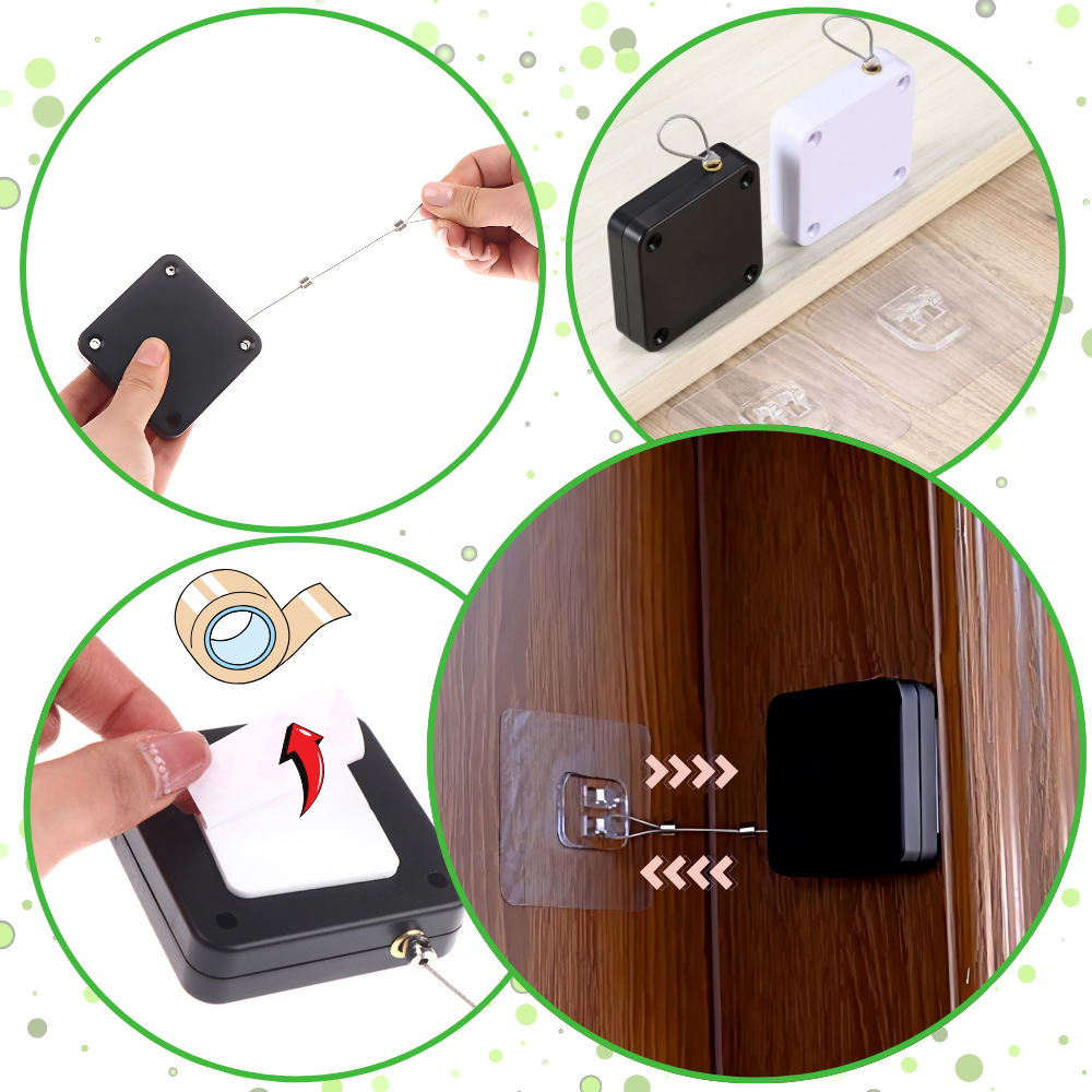 Punch-free Automatic Door Closer