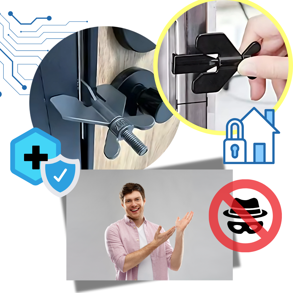 Universal No Drilling Travel Door Lock