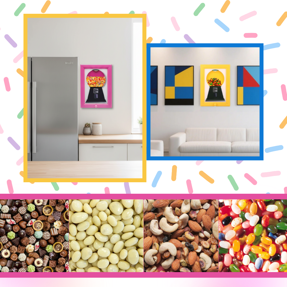 Wall-Mounted Candy Frame Dispenser