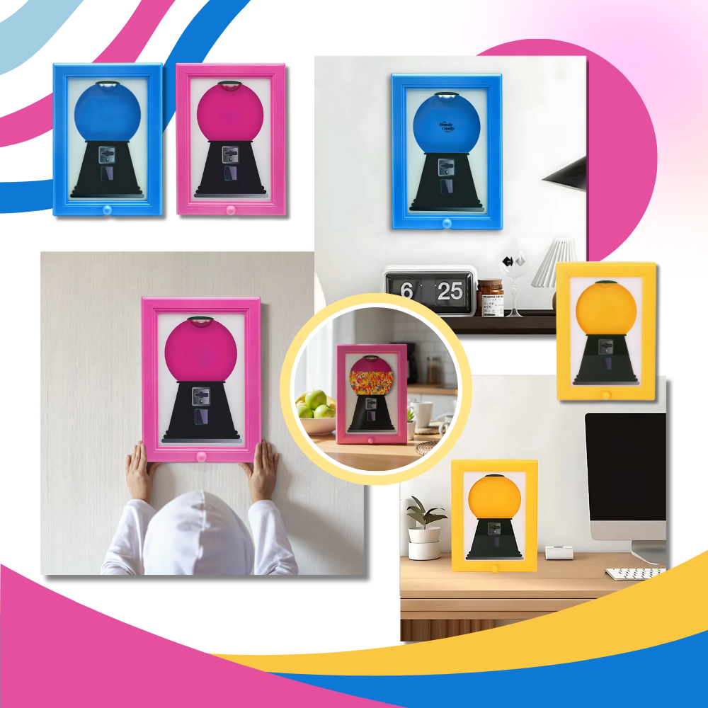 Wall-Mounted Candy Frame Dispenser