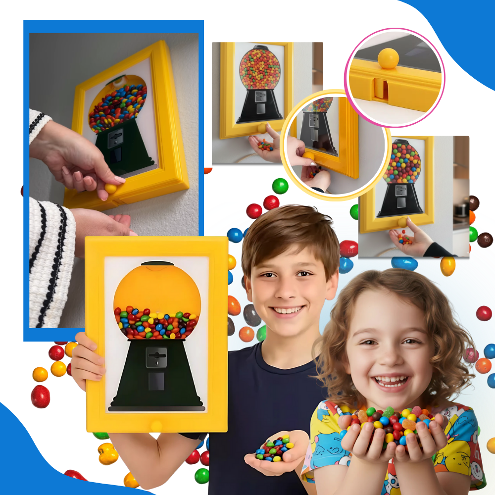 Wall-Mounted Candy Frame Dispenser