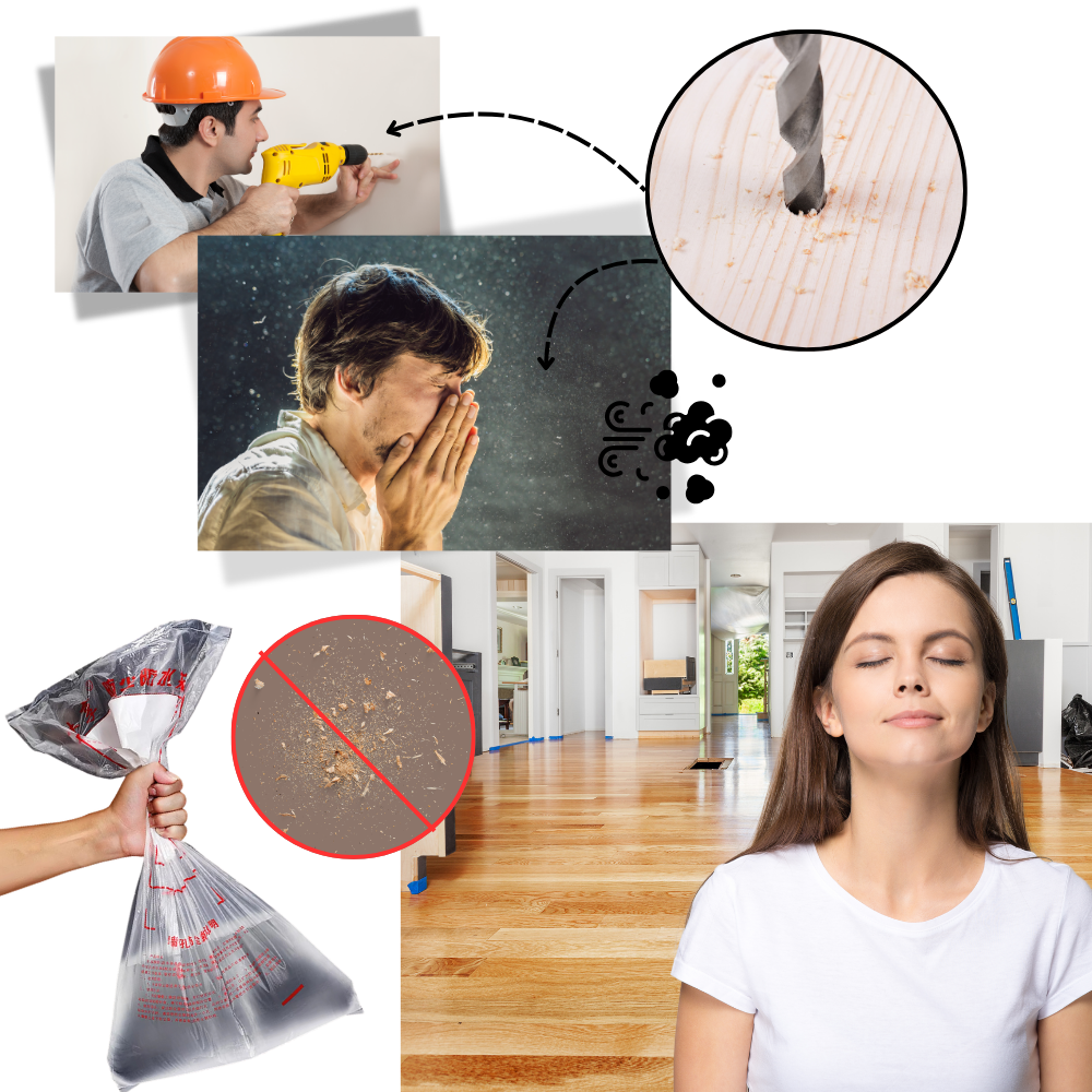 Waterproof Drill Dust Collector Bags