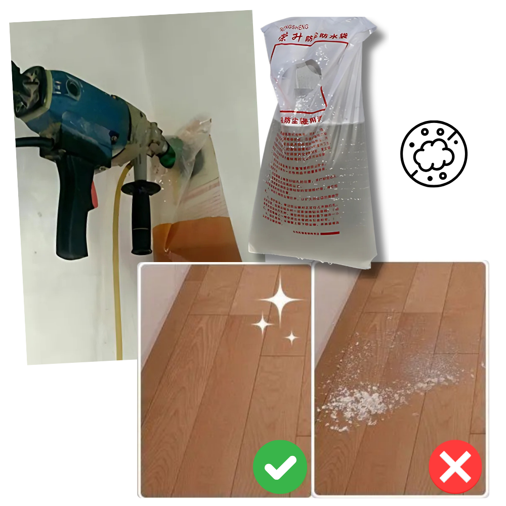 Waterproof Drill Dust Collector Bags
