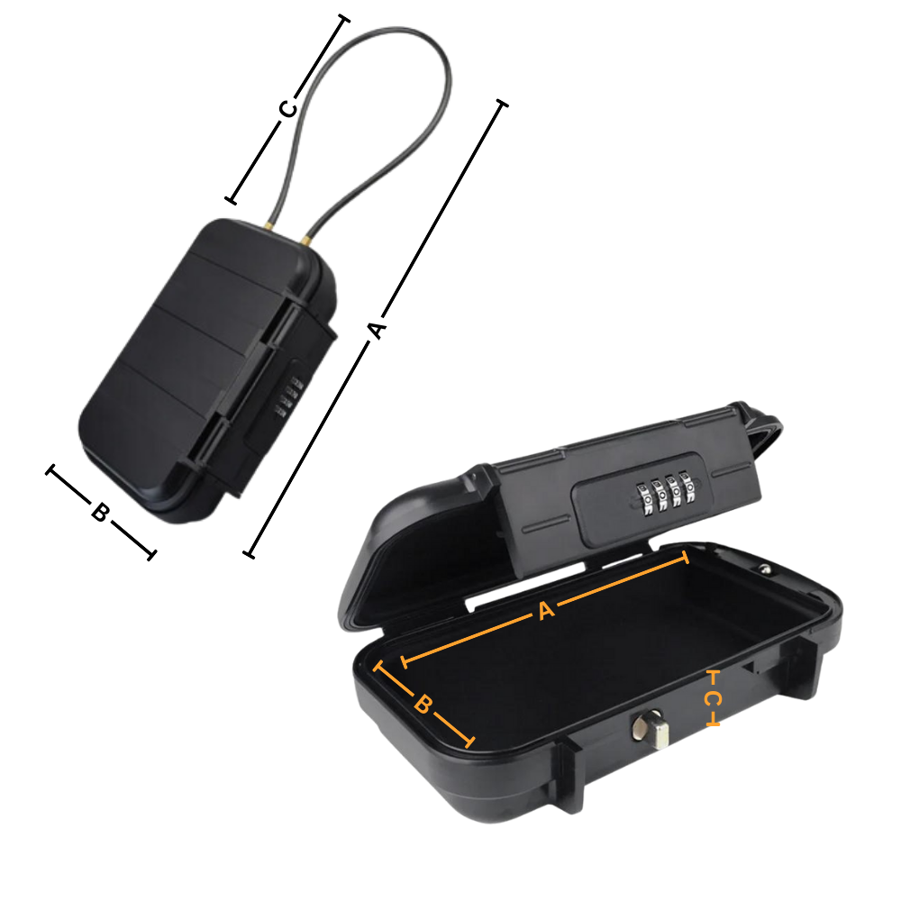 Waterproof Small Lockable Storage Box